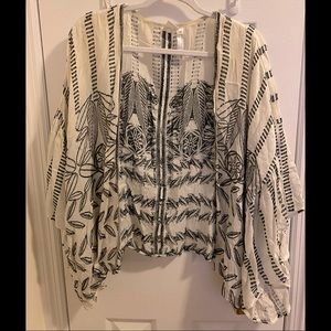 Anthropologie Akemi + Kin wrap layer top